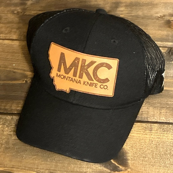 Montana Knife Company Branded Bills Snapback Mesh Black Hat Cap - Picture 1 of 7